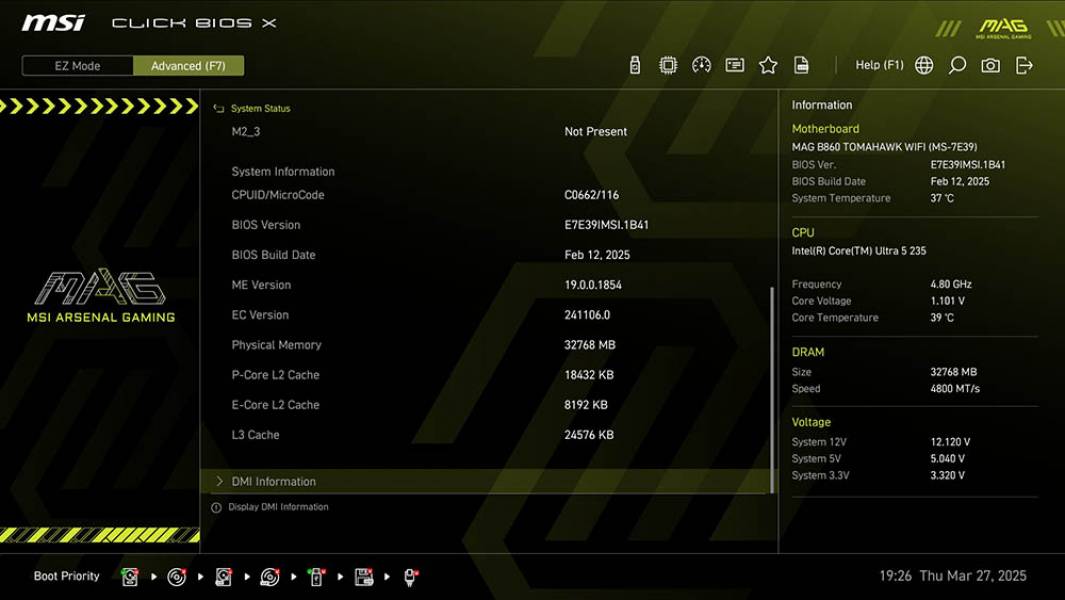 MSI MAG B860 TOMAHAWK WIFI-5